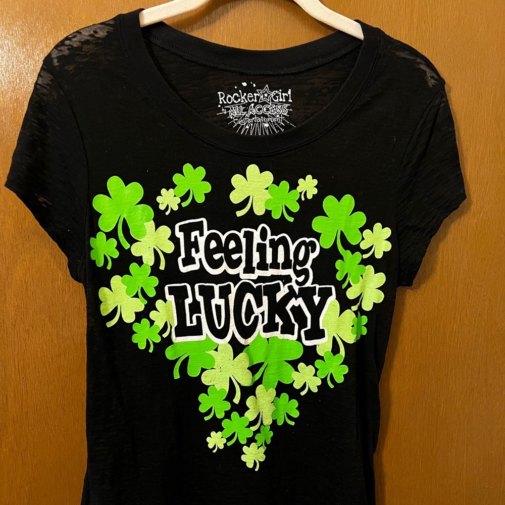 Feeling Lucky Tee Shirt for St. Paddy’s Day🍀